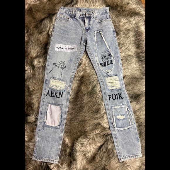 Jeans | Rowal Is Wrong Jeans | Poshmark
